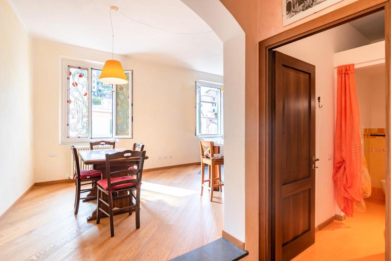 5Terre Experience Riomaggiore Central Penthouse Apartment ภายนอก รูปภาพ